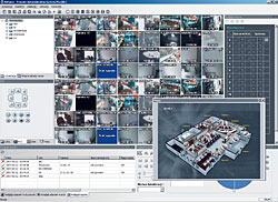 CCTV - przykładowy screen z aplikacji RAS+ Novus